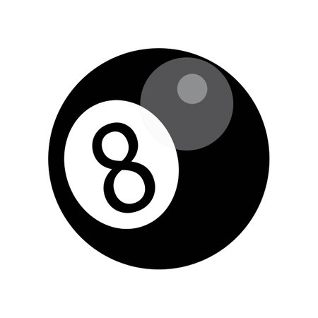 billiard icon logo vector design templateのイラスト素材