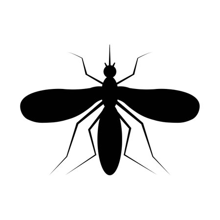 mosquito icon logo vector design templateのイラスト素材