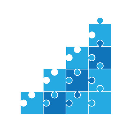 puzzle box icon vector design templateのイラスト素材