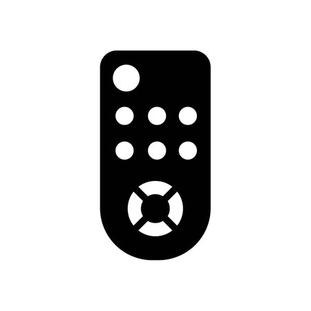 remote control icon logo vector design templateのイラスト素材
