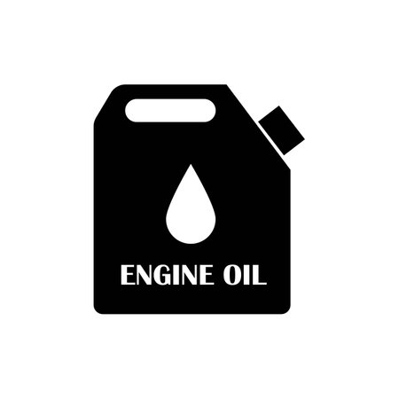 engine oil icon logo vector design templateのイラスト素材