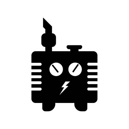 generator icon logo vector design templateのイラスト素材