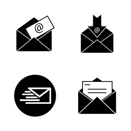 message icon logo vector design templateのイラスト素材