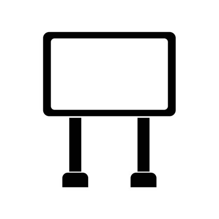Billboard icon logo vector design templateのイラスト素材