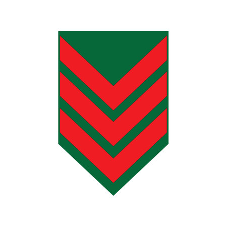 military rank icon logo vector design templateのイラスト素材