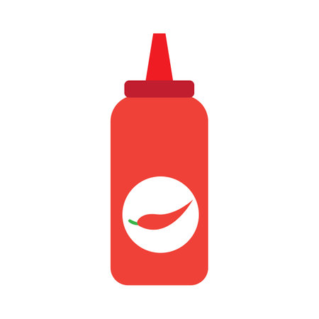 tomato sauce icon logo vector design templateのイラスト素材