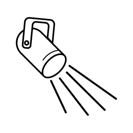 spotlights icon logo vector design templateのイラスト素材