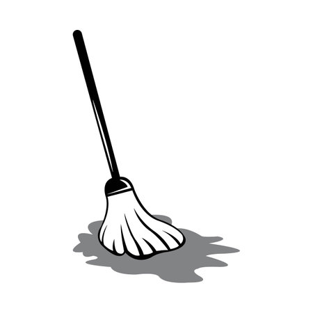 floor cleaner icon logo vector design templateのイラスト素材