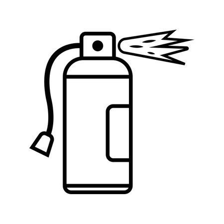 fire extinguisher icon logo vector design templateのイラスト素材
