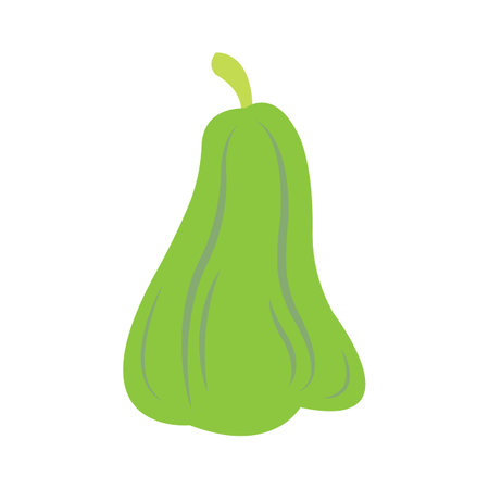 chayote icon logo vector design templateのイラスト素材