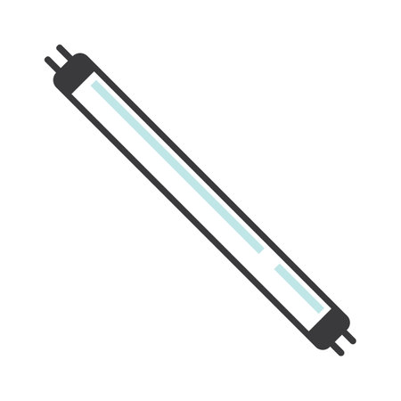 fluorescent bulbs icon logo vector design templateのイラスト素材