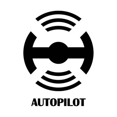 autopilot icon vector illustration designのイラスト素材