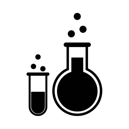 chemistry laboratory icon vector illustration designのイラスト素材