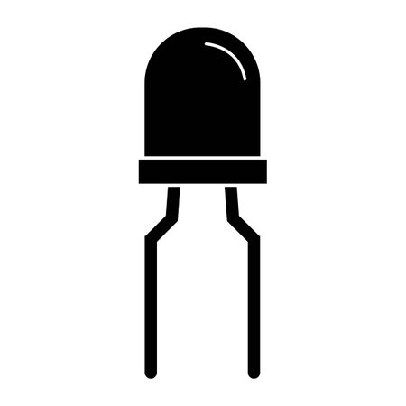 Electric diode icon vector illustration designのイラスト素材