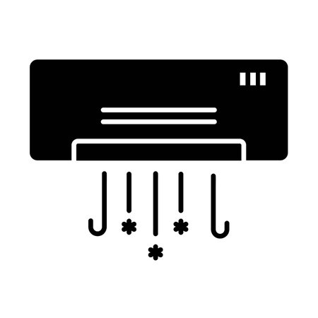 air conditioning icon vector illustration design templateのイラスト素材