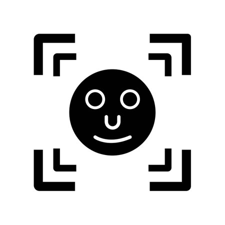 face scanning icon vector illustration design templateのイラスト素材
