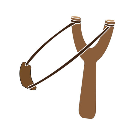 slingshot icon vector illustration template design