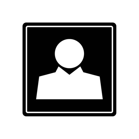 profile icon vector illustration design templateのイラスト素材