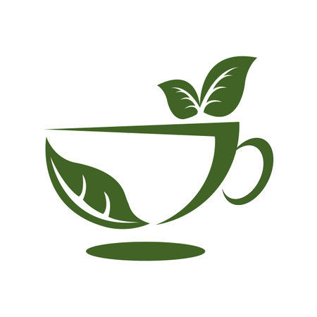 cup of tea icon vector illustration design templateのイラスト素材