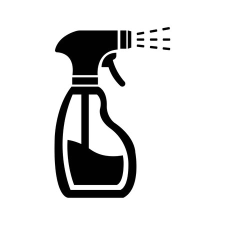 spray bottle icon illustration design templateのイラスト素材