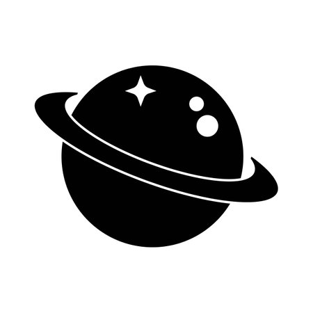 planet icon vector illustration design templateのイラスト素材