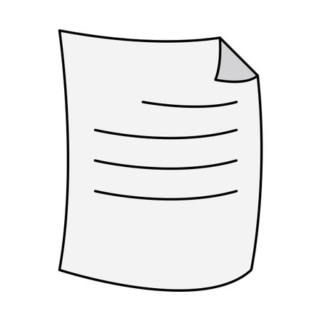 paper icon vector illustration design templateのイラスト素材
