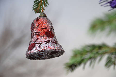 This decorative ornament  for decorating the christmas tree for christmas and new year's holiday'sの写真素材