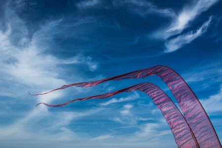 Cervia, Italy - May 2, 2015: Some kites That Participated in the International Kite Festival in 2015 in Cervia.のeditorial素材