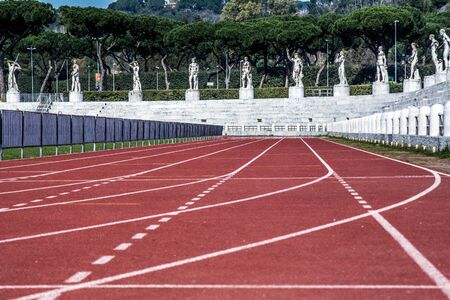 Rome, Italy - March 14, 2015: the Stadio dei Marmi in Rome.のeditorial素材