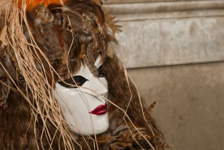 Festival of colors and imagination in Veniceの写真素材