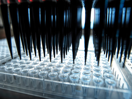 Analysis of samples using automated roboticsの写真素材