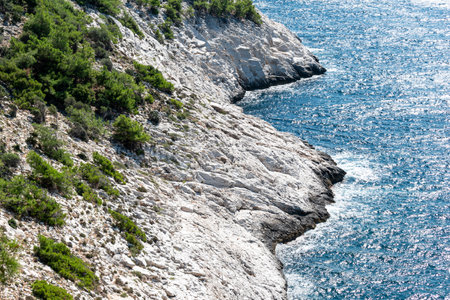 Beautiful landscape from Thassos, Greeceの写真素材