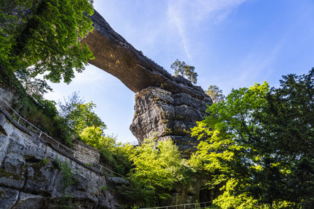 Pravcicka Gate - natural sandstone archの写真素材
