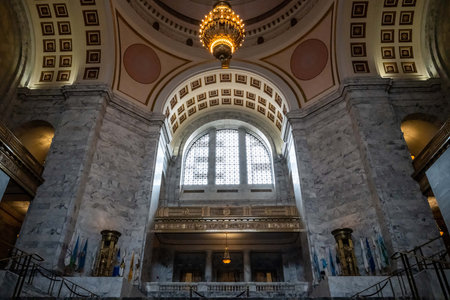 The center of administration in Olympia, Washingtonのeditorial素材