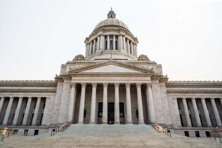 The center of administration in Olympia, Washingtonのeditorial素材