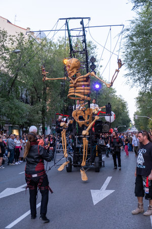 Madrid, Spain Octoberber 08, 2022 Festival Hispanidades 2022.のeditorial素材