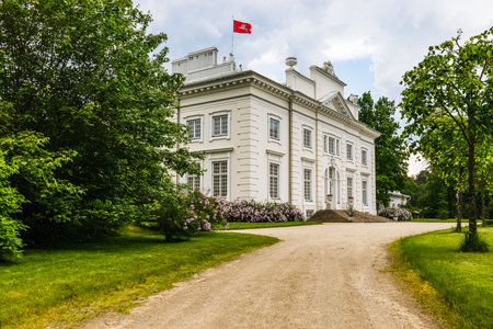Uzutrakis manor and park ensemble with impressive style exteriorのeditorial素材