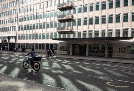 Police Crime Investigation building of Londonのeditorial素材