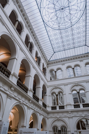 Wroclaw national museum ,interior viewのeditorial素材