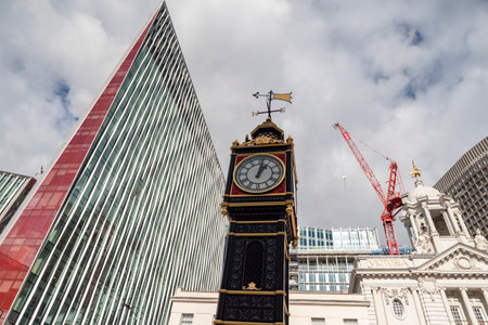 Little Ben Clock in Wilton Road around Victoria Stationのeditorial素材
