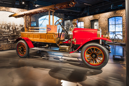 Russo-Balt D 24-40 - Classic retro car. Riga motor museumのeditorial素材