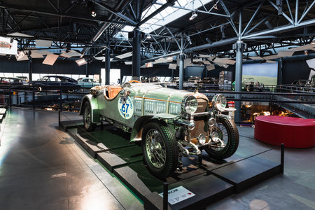 Amilcar SGS - Classic retro car. Riga motor museumのeditorial素材