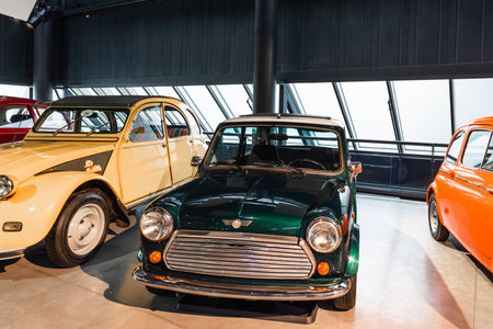 Rover Mini Mk.VI - Classic retro car. Riga motor museumのeditorial素材