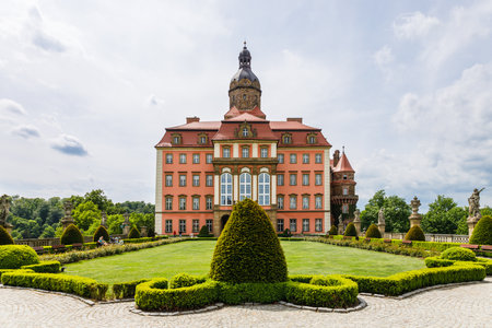 Amazing view of Ksiaz Castle. Walbrzych, Polandのeditorial素材