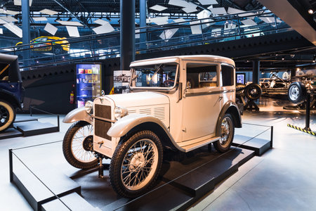 BMW 3-15PS typ DA4 - Classic retro car. Riga motor museumのeditorial素材