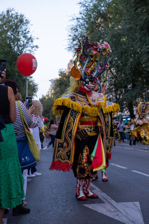 Madrid, Spain Octoberber 08, 2022 Festival Hispanidades 2022.のeditorial素材