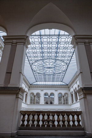 Wroclaw national museum ,interior viewのeditorial素材
