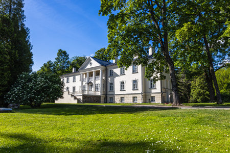 Freda manor is a former residential manor. Kaunas, Lithuaniaのeditorial素材