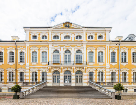 Rundale Palace. Palace made in baroque styleのeditorial素材