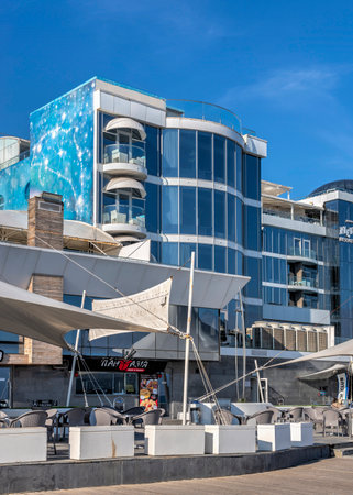 Nemo hotel on Lanzheron beach in Odessa, Ukraineのeditorial素材